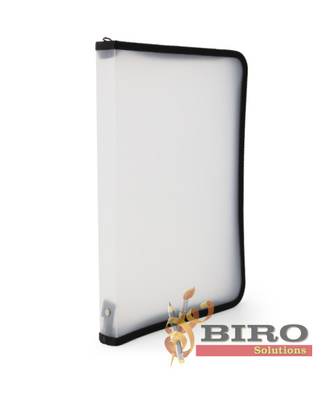 Mapă A4 cu fermoar OfficeLine, neagră